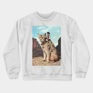 Cat Lone Ranger Crewneck Sweatshirt